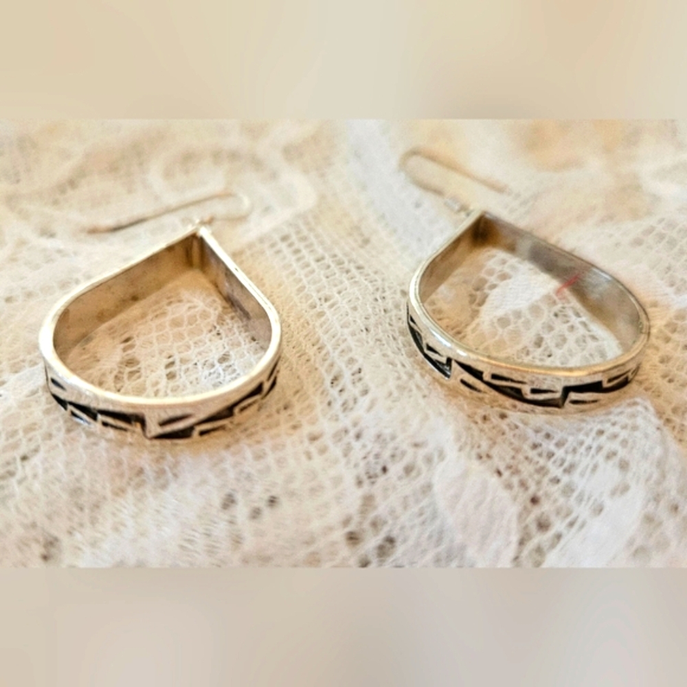 Sterling Silver Teardrop Earrings